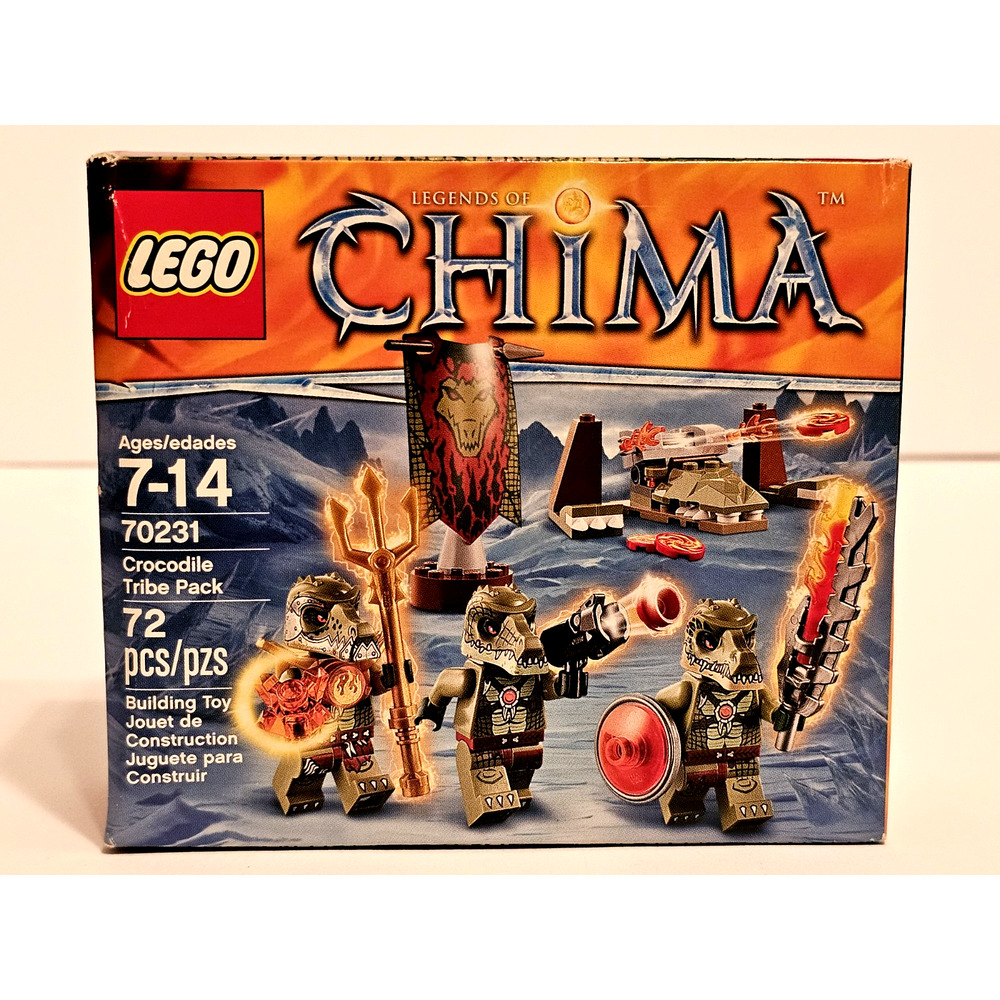 CROCODILE TRIBE PACK Lego LEGENDS OF CHIMA Set #70231 NEW Sealed RETIRED
